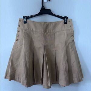 Polo by Ralph Lauren Khaki/Tan Skirt with Branded Waist Label